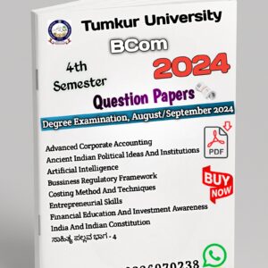 Bcom 4th Semester 2024 Question Paper
