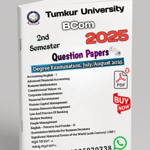 Bcom 2nd Semester 2025 Question Paper