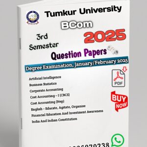 Bcom 3rd Semester 2025 Question Paper