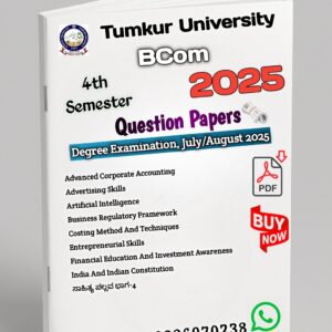 Bcom 4th Semester 2025 Question Paper